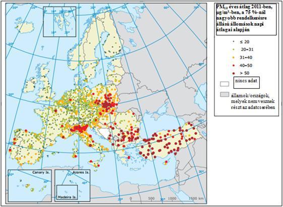 az Országos Légszennyezettségi Mérőhálózat adatai alapján 18/114 Ausztria az EU-n belül túllépésszám tekintetében eltér a szabályozástól, mivel a nemzeti határértékek az EU szerint meghatározott 35