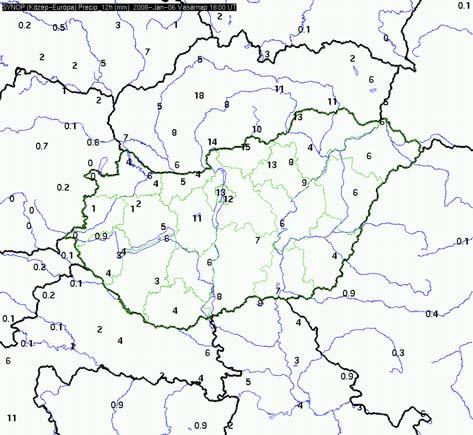 Az eseményt megelőző napokban az előrejelzéseinkben rendre szerepelt a hétvégi, nagyobb térségeket érintő ónos eső.