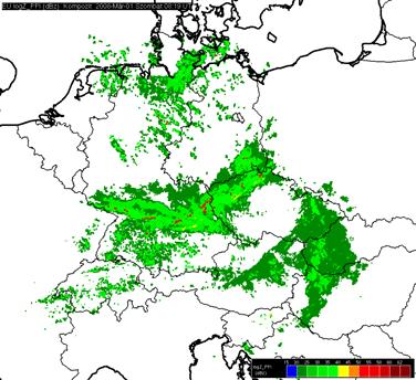 18 UTC-kor az ECMWF