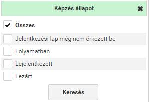 A szűrés történhet: Valódi numerikus típusú értékekre a -tól -ig értékek