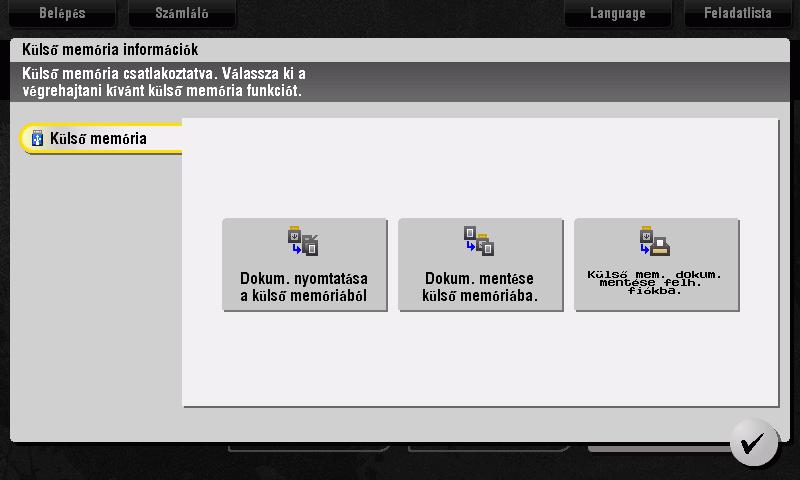 3 USB-memória használata 3.6 Adatok mentése egy USB-memóriára 1 Helyezze be az eredeti dokumentumot. 2 Csatlakoztasson egy USB-memóriát a számítógéphez.