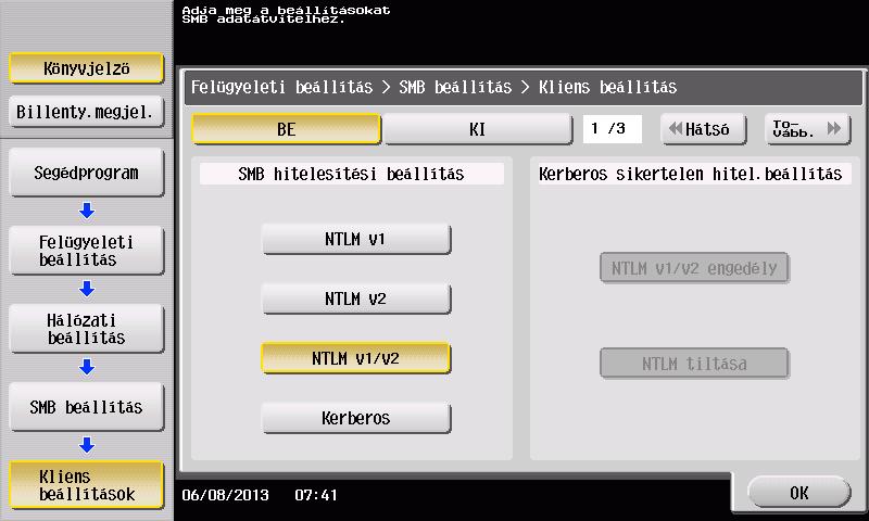3.2 Szkennelés küldéshez funkció 3 A készülék konfigurálása (csak Mac OS X 10.7 vagy újabb esetén) A következő beállítások csak Mac OS X 10.7 vagy újabb esetén szükségesek.
