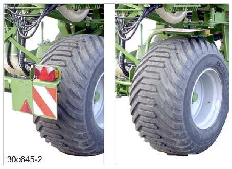A gép használata 10.1.1 A gépszárnyak kinyitása (szállítási helyzetből munkahelyzetbe) 1. Húzza be a traktor rögzítőfékjét. 2. Indítsa el a traktor motorját. 3.