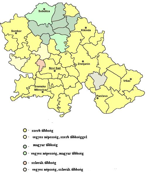 határrégiót meghatározó részei.