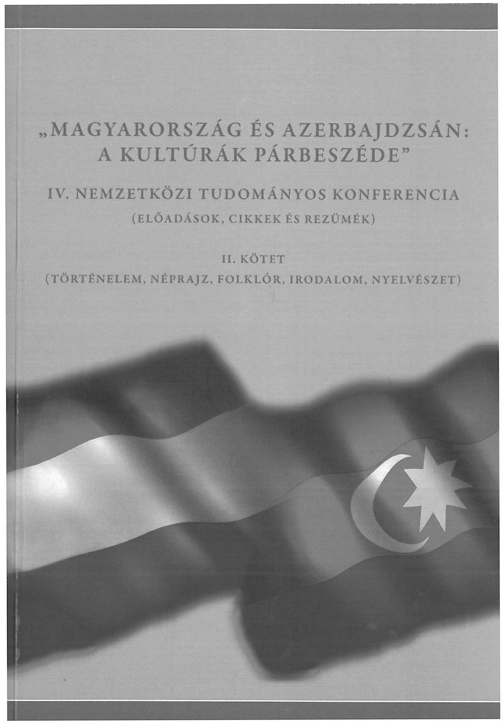 MAGYARORSZÁG ÉS AZERBAJDZSÁN: A KULTÚRÁK PÁRBESZÉDE" IV.
