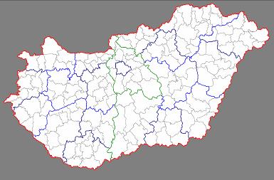 2007 Járási (kistérségi) szint (LAU1) Magyarországon 2003 Történelmi járás 1984-ig Városkörnyék (1984 1990)