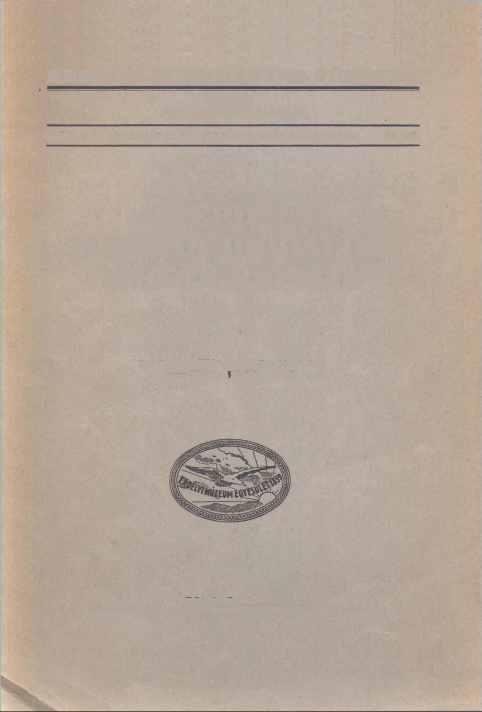 RDÉLYI TUDOÁNYOS FÜZTK SZRKSZTI DR. GYÖRGY LAJOS 1934.