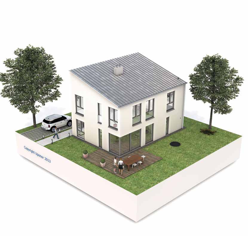 Helyiségszabályozás Automatikus beszabályozás Hűtési funkciók Modularitás SMS-modul U@home Trendek megjelenítése Adattárolás Hőszivattyú beépítése Helyiség