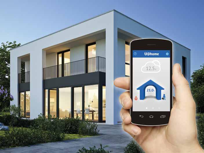 Uponor Smatrix Wave PLUS U@home alkalmazással Az Uponor Smatrix Wave PLUS a padlófűtési és -hűtési berendezésekhez használható vezeték nélküli szabályozórendszer.