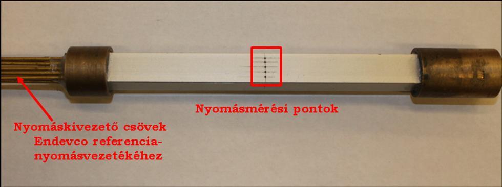 ábra: A mérés során használt miniatűr ENDEVCO nyomástávadó 3.
