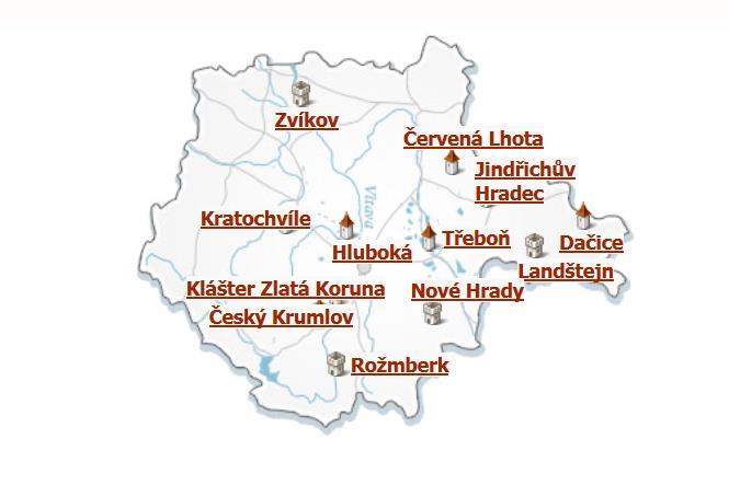 Különösebb turista infrastruktúra nem épült ki - van egy pici információs iroda, de hotelt, éttermet inkább Cesky Krumlovban keressünk.