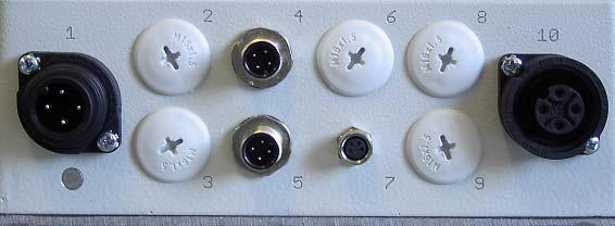 3.2.1 Lage der Anschlüsse / A csatlakozók elhelyezkedése 3.2.2 Beschreibung der Anschlüsse / A csatlakozók leírása Flanschstecker X1: Netzspannungseingang 100V.
