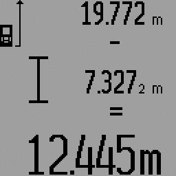 Magyar 39 A két mérés összegének lekérdezéséhez nyomja meg a 5 eredmény gombot. A számítás a a mérési érték sorokban, az összeg az c eredmény sorban kerül kijelzésre.