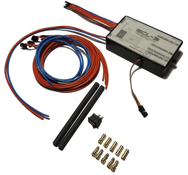 Ennek megfelelően egy 1500mAh-ás akku folyamatos (!) izzítás esetén, 4(!) hengeres motornál kb. 56 percig képes táplálni az áramkört.