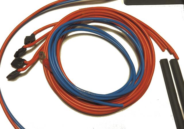 5mm2-os vezetékkel. A mellékelt kapcsolót a pozitív ágba kell sorba kötni főkapcsolóként. A GCL-3-ason külön csoportba van kivezetve a hengerenkénti piros izzító vezetékek és a kék testkábel.