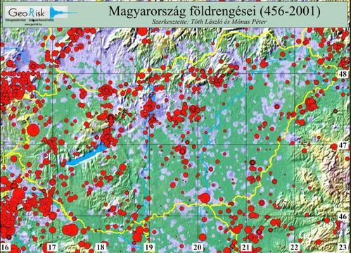 talajgyorsulás, válaszspektrum, az erős mozgások időtartama, ) meghatározása Felszínre