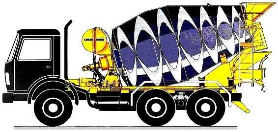 0 5 2 3 8 9. gépjármő alváz 2. keverıdob 3. keverılapát. hidromotor 5. hajtómő. támasztó görgı. vezetıgyőrő 8. adagoló tölcsér 9. surrantó 0. víztartály 2.8. ábra.