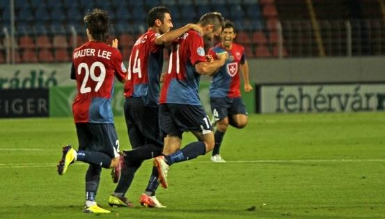 Videoton FC-ZTE FC - (-0) Székesfehérvár, 00 néző, v.: Garcia gólszerzők: Walter (.), Sándor (.), Alves (6., 7.), illetve Máté P. (.) sárga lap: Tököli (.), Kamber (.