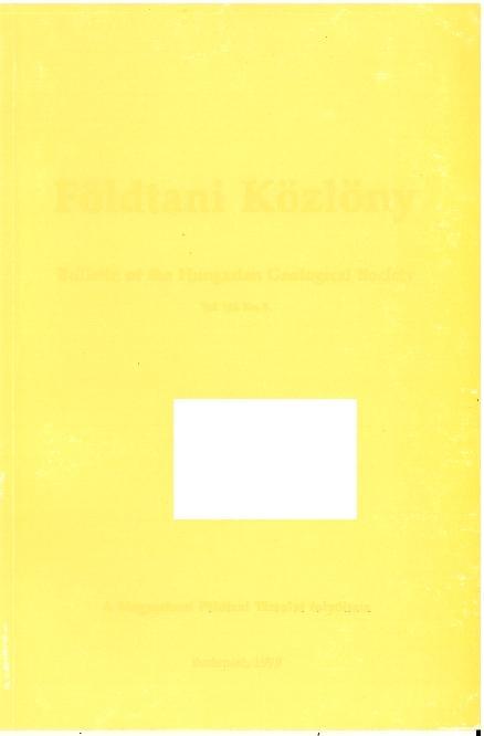 Földtani Közlöny