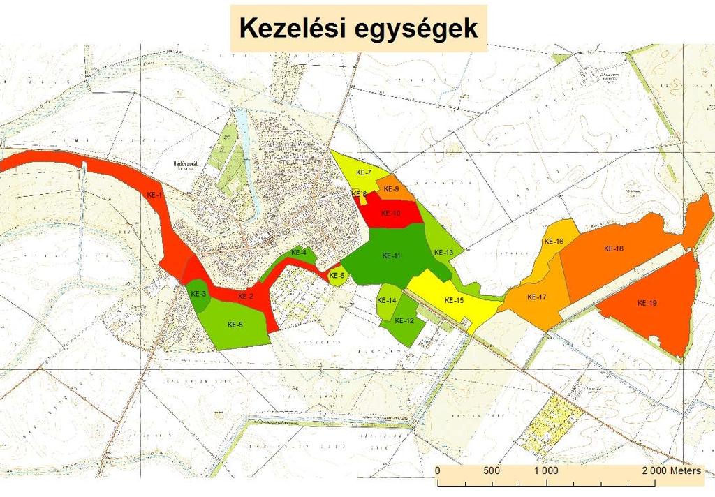 3.2.5. Mellékletek A gazdálkodáshoz és egyéb területhasználathoz köthető kezelési egységek megjelenítése. 3.3. A kezelési javaslatok megvalósításának lehetséges eszközei a jogi háttér és a tulajdonviszonyok függvényében 3.