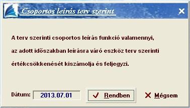teljesítmény alapján számolna a program, csoportosnál pedig ezt nem lehet megadni. Figyelem!