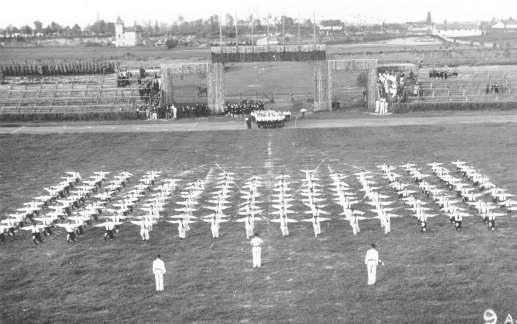 Istraživanja, studije, članci ex pannonia Vežbe na stadionu, 1936.