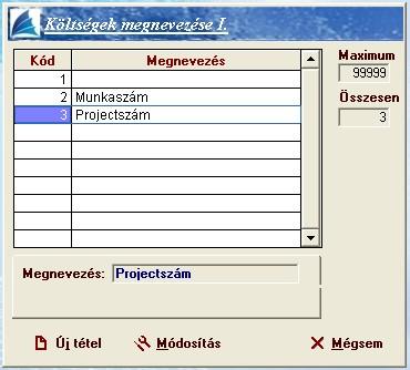 Költség I.