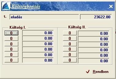 Első bizonylat: E bizonylatszám kitöltésére akkor lehet szükség, ha a Pénztár program össze van kötve a Főkönyvi rendszerrel.