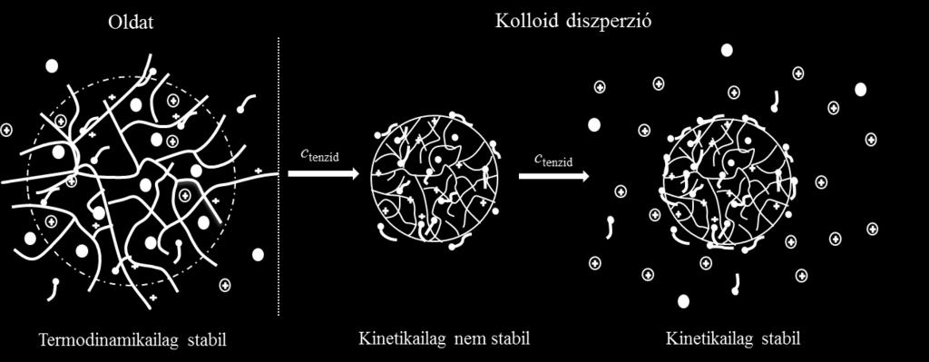 4. ábra: A kolloid diszperzió elmélet szemléltetése [19].