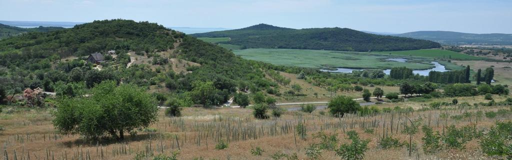 Balaton-felvidéki Nemzeti Park (1997) Részterületek Tihanyi-félsziget Az időszakosan feltörő forró vizű források száznál is több helyen forrásmészkőből és hidrokvarcitból álló