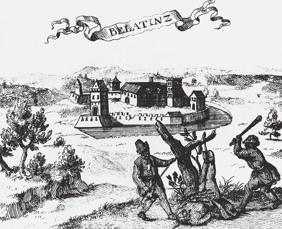 A csáky család 1711 és 1722 között restauráltatta. 1838-ban a Gyika család állíttatta helyre. Az utóbbi alkalommal egyes szakaszait lebontották és újraépítették.