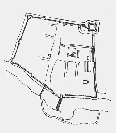 A középkori kastély építésének ideje ismeretlen. legkorábbi említése 1459-ből való, fortalitiumnak nevezték.