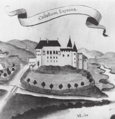 kán oszlopokkal az 1618-ban megépített árkádsorral azonos.