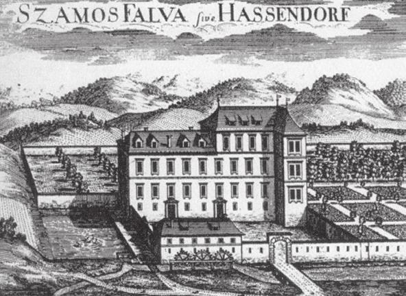 123. SzAMoSFAlVA, Sopron vm. (neckenmarkt Samersdorf, A.) Romos kastély az egykori, Sopronnyékbe olvadt Szamosfalván, amely a 16 17. században lánzsér várának uradalmába tartozott.