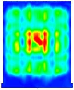 szétszórását végzik. Több mint 8 millió cella volt szükséges ehhez a szimulációhoz.