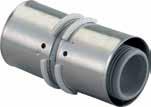 Uponor S-Press Uponor S-Press toó iom PPSU PPSU aapú csatakoó, rosamentes acé préshüveye. Préspofa-ütköőgyűrűve, nyomáspróbabitos kiviteben, a csővég sorjáása nem sükséges!