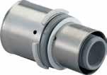 32-32 5 b 2 030 Uponor S-Press toó iom PPSU PPSU aapú csatakoó, rosamentes acé préshüveye. Préspofa-ütköőgyűrűve, nyomáspróbabitos kiviteben. 1046401 40 91 13.5 1046402 50 91 13.