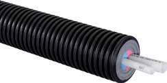 Uponor Ecofex Aqua 2 (W) (C) Uponor Ecofex Aqua Twin Fexibiis, eősigetet, önkompenáó, műanyaghasoncsöves eősigetet távveetéki renser HMV háóat föárokba fektetéséhe. A meegví i.