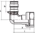 Uponor Q&E Uponor Q&E hoanis könyökcsatakoó PL Csatakoók anyaga sárgaré (DR).