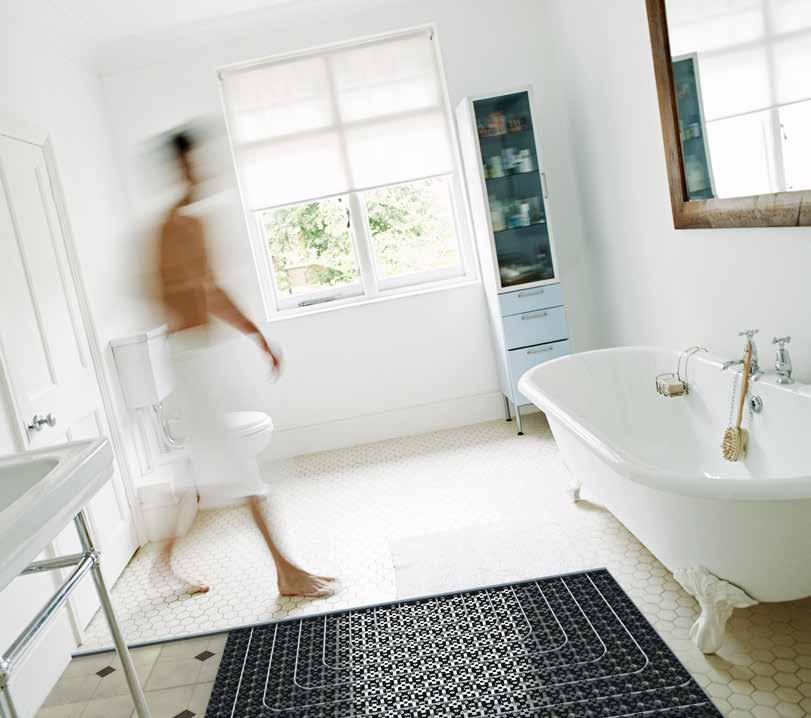 Uponor Minitec renser Feüetfűtés/-hűtés Megévő hiegburkoatra tehető 12