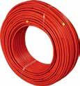 Uponor Cassic Uponor MLCP RED sugáró fűtés/hűtés Oxigéniffúió-mentes többrétegű aumíniumbetétes cső (PE-RT - ragastóréteg - átapova hegestett aumíniumcső - ragastóréteg - PE-RT) sugáró fűtési és