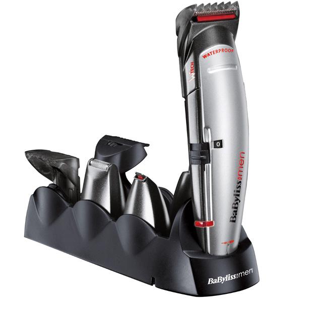 10 Testápolás Rendelési azonosító 102010 Rendelési azonosító 104070 BABYLISS FOR MEN multifunkciós szőrzetnyíró PHILIPS Borotvakészülék Teljes, 8-in-1 haj- és szakállvágó készlet.
