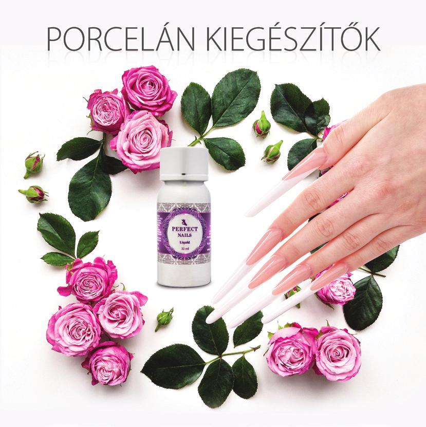 maximális tapadást biztosít LIQUID Porcelán kiegészítők Magas minőségű, normál kötésű Liquid, minden építő és színes porcelán porral kompatibilis.