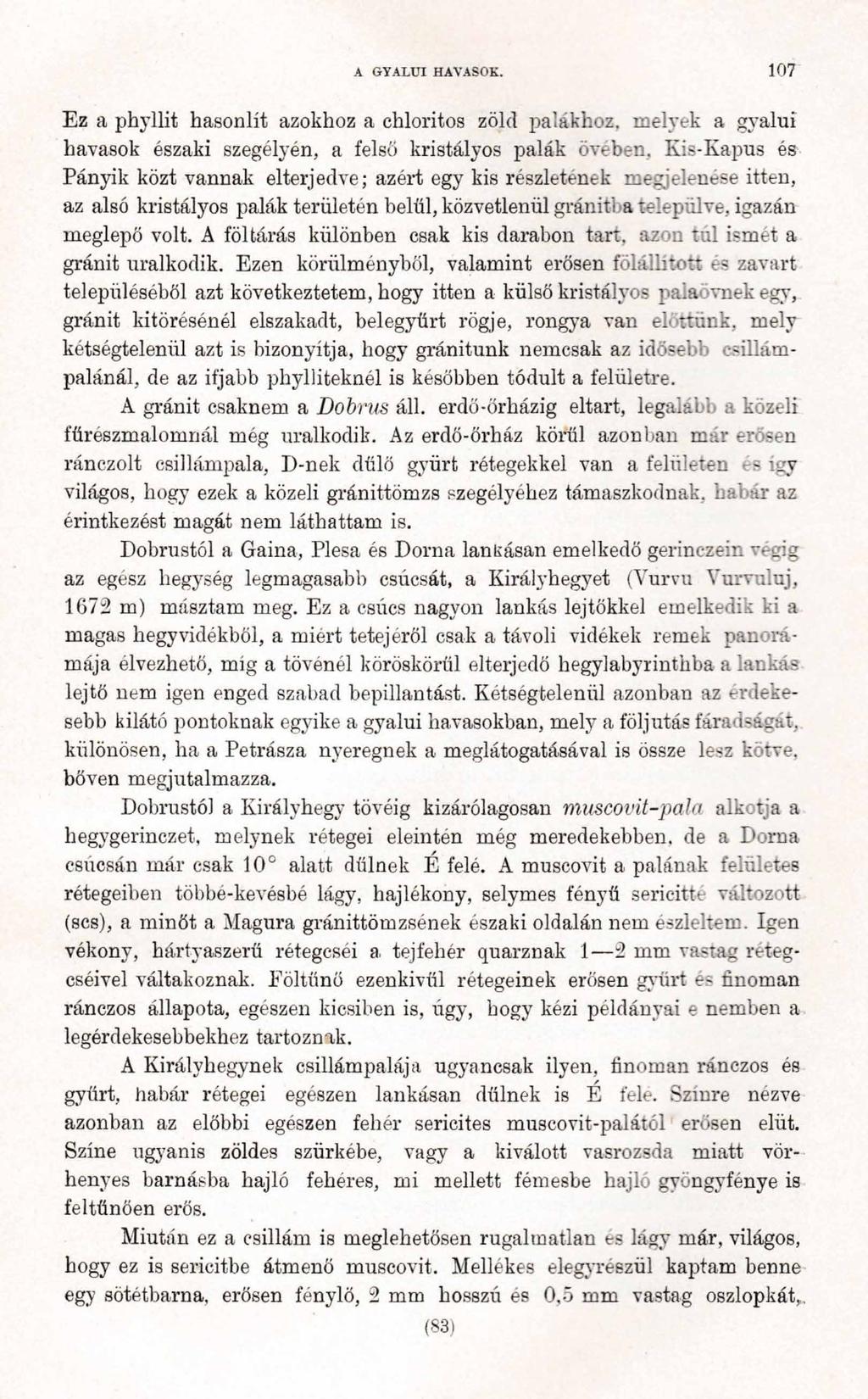 A GYALUI HAVASOK.
