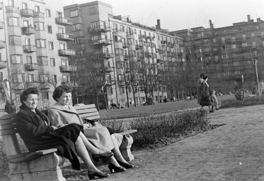 Szent István park, 1957. FOTO: FORTEPLAN/Szent-Tamási Mihály http://www.fortepan.hu/?