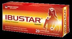 hu Ibustar 400 mg filmtabletta 20x ény nélkül kapható láz- és fájdalomcsillapító gyógyszer (felezve már 6 éves kortól (v. 20 ttkg-tól) adható.