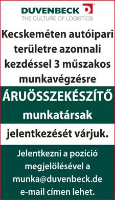 szakképzett, gyakorlattal rendelkező