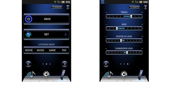 Azonban nem vagyunk rákényszerítve a használatára, mert ios és Android operációs rendszerű okos eszközökre letölthető az ingyenes "Onkyo Remote Streaming App" vezérlő alkalmazás. Működés közben Az 5.
