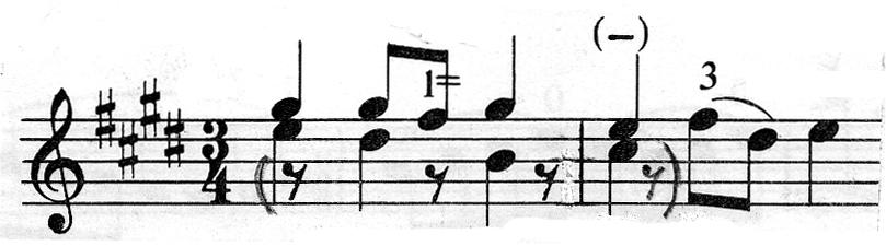 ). A h-moll Allemanda 1. ü.