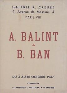 800 Ft 49/77. Bálint Rezsõ (1885-1945) Menekülõ öregember/ho.